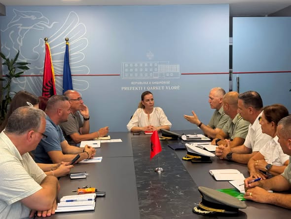 Takim koordinues për forcimin e bashkëpunimit civil-ushtarak në Qarkun Vlorë